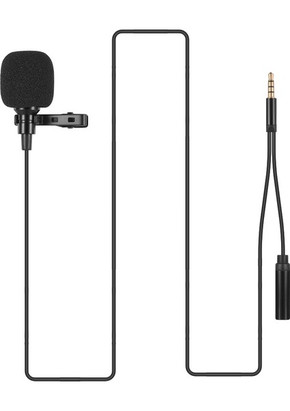 Mini Kilitlenebilir Lapel Kondansatör Mikrofon 3.5mm Kulaklık Çıkışı Telefonlar, Kameralar, Bilgisayarlar Için (Yurt Dışından) indirimleri