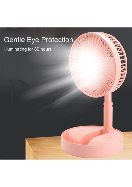 LED Kamp Fanı Katlanabilir Taşınabilir Sessiz (Yurt Dışından)