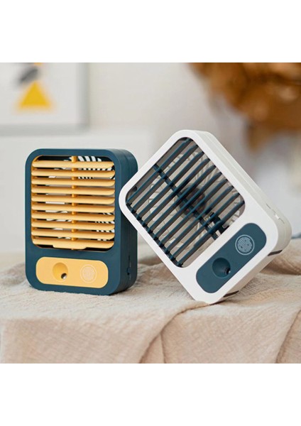 Mini USB Şarjlı Masaüstü Sprays Fan Üç Hız Ayarlı (Yurt Dışından)