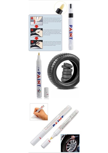 Lastik Yazı Kalemi - Beyaz modelleri