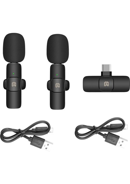 Puluz PU3151B 2.4g Kablosuz Mikrofon Sistemi 20M Iletim Mesafesi Kartuşsuz Kullanım (Yurt Dışından)