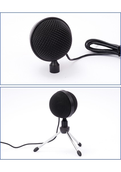 USB 360 Derece Alınan Radyal Kondansatör Mikrofonu Tak ve Çalıştır (Yurt Dışından)