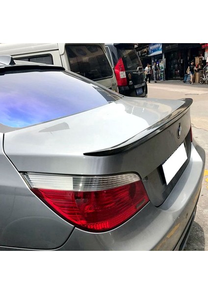 Bmw E60 5.seri 2006 Plastik Parlak Siyah M5 Ince Spoiler