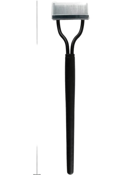 Kirpik Kıvrığı Güzellik Makyaj Kirpik Ayırıcı Katlanabilir Metal Kirpik Fırçası Tombul Maskara Kesme Güzellik Makyaj Kozmetik Araç Rolor: Siyah (Yurt Dışından)