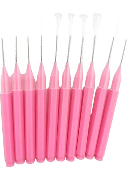 10/20 Pcs Mini Kaş Fırçası Microbrush Uzatma Fırçası Kirpik Uzantıları Kaldırma Araçları Tek Kullanımlık Kaş Keşin Mikro Fırça: 10 Pcs (Yurt Dışından)