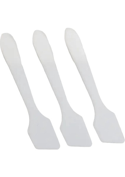 3pcs Yüz Maske Krem Çubukları Fırça Spatulas Plastik Yüz Maskesi Küçük Kaşık Yeniden Kullanım Dıy Yüzü Cilt Bakım Maske Karışımı Makyaj Araç Rolor: Beyaz (Yurt Dışından)