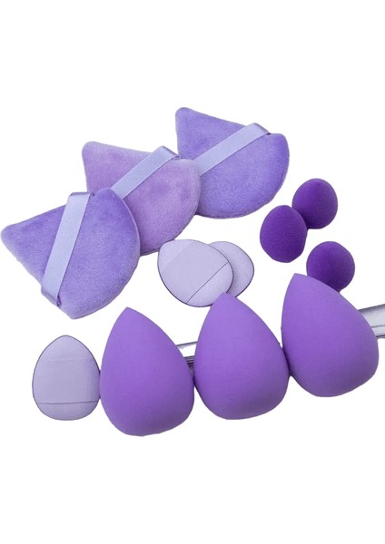 11/12PCS Kozmetik Puf Makyaj Sünger Blender Güzellik Yumurta Foundation Süngerler Toz Puf Kadınlar Makya (Yurt Dışından)