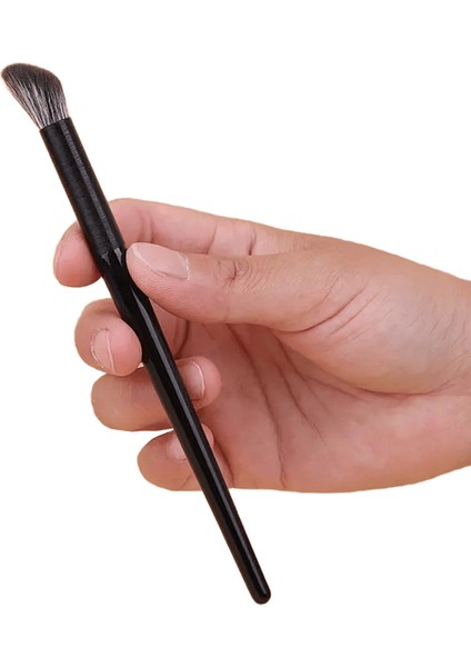 Loybj 1pcs Burun Gölge Fırça Açılı Kontur Makyaj Fırçaları Yüz Bronzlaştırıcı Burun Siluet Göz Farı Kozmetik Harmanlama Makyaj Araç Eli Renk: 1pcs Kontur Fırçası (Yurt Dışından)