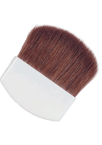 2pcs Yeni Makyaj Fırçası Güzellik Tozu Yüzü Allık Fırçaları Taşınabilir Profesyonel Temel Fırça Mini Kozmetikler Yumuşak Taban Yapım Renk: 2pcs Beyaz (Yurt Dışından)