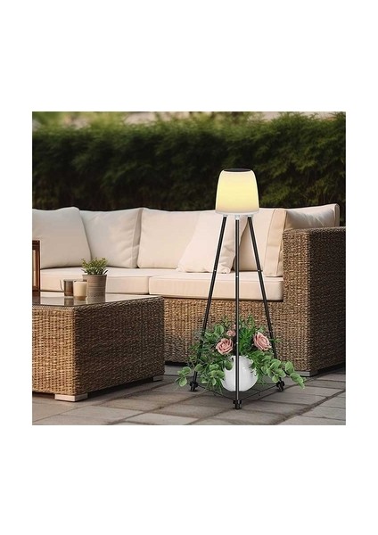 Ack AG60-06851 457MMX457MMX107MM IP54 LED Ayaklı Solar Sıyah Aplık Güneş Enerjili Bahçe Aydınlatması, Rengi Ayarlanabilir Dekoratif Aydınlatma fiyatları