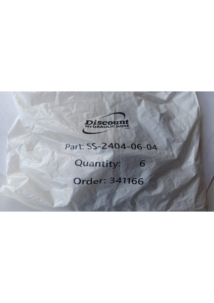 Düz Adaptör - 1/4 Inç Erkek Boru Sert Erkek Boru - Paslanmaz Çelik SS-2404-06-04 Jıc Male x 1/4 Nptf 8 Adet 2404-08-04 Discount Hydraulic Hose