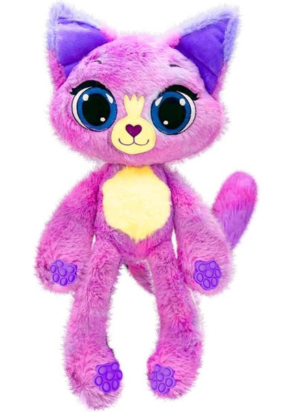 Bubble Pops Grape Glee Kitty: Kokusuyla Büyüleyen Şişme Peluş Kedi!