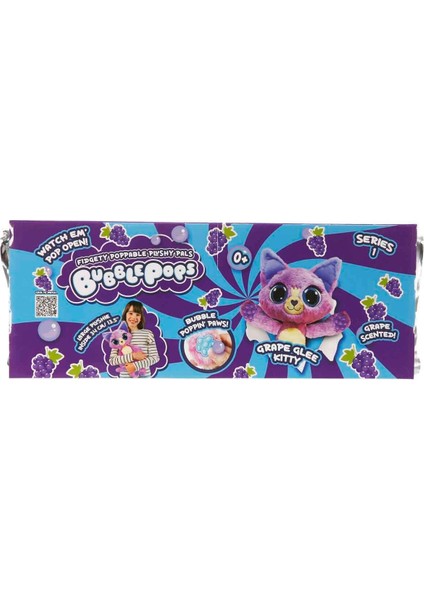 Bubble Pops Grape Glee Kitty: Kokusuyla Büyüleyen Şişme Peluş Kedi!