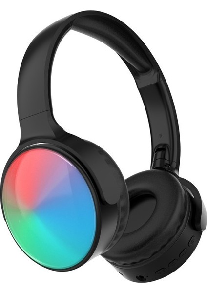Auro Siyah Işıklı Bluetooth Kulaklık
