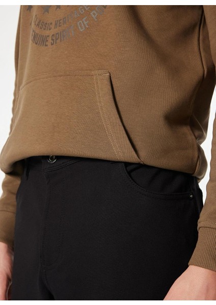 Slim Fit Basic Beş Cep Erkek Pantolon
