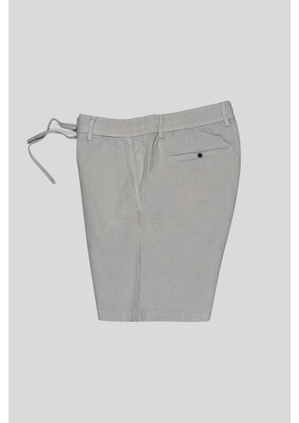 Beli Lastikli Arkası Fleto Cepli Jogger Erkek Şort