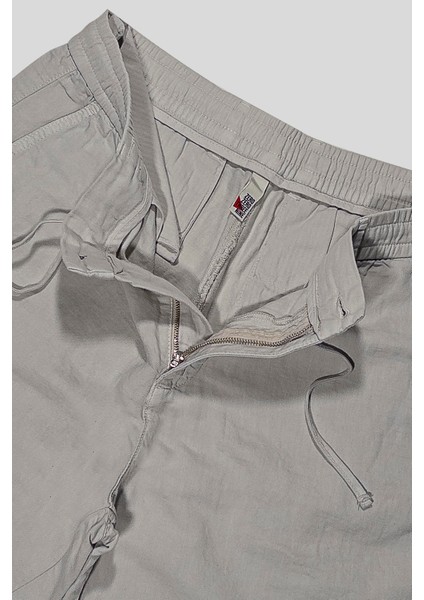 Beli Lastikli Arkası Fleto Cepli Jogger Erkek Şort