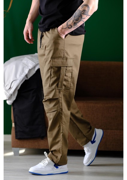 Masi Baggy Kort Paraşüt Düz Ipli Paça Kargo Cepli Erkek Eşofman Alt indirimleri