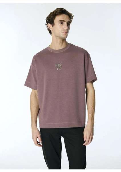 Bisiklet Yaka Gmg Yıldız Baskılı Oversize Erkek T-Shirt fiyatları