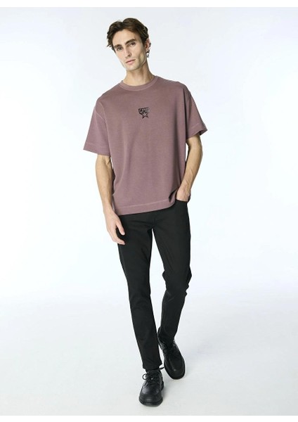 Bisiklet Yaka Gmg Yıldız Baskılı Oversize Erkek T-Shirt fırsatları