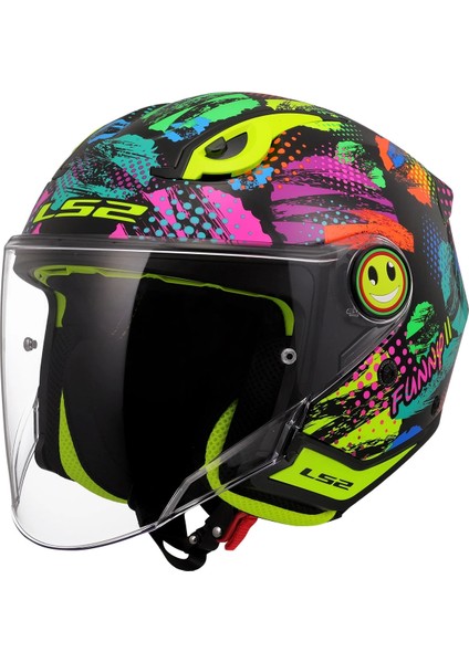 Funny 2 Joy Siyah Çocuk Kask