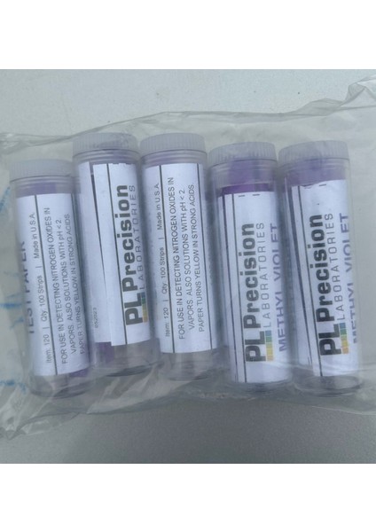 Methyl Violet Test Strips