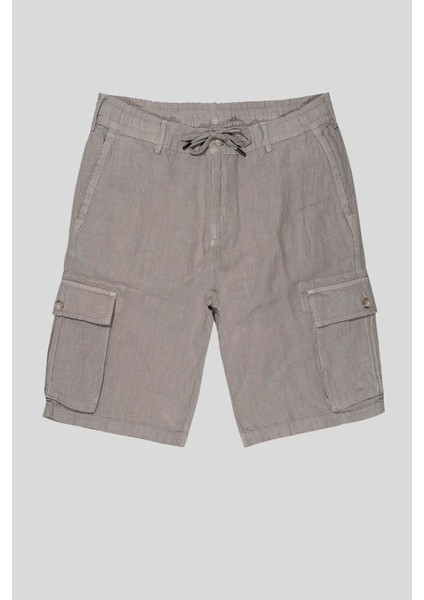 Kargo Model %100 Keten Erkek Şort