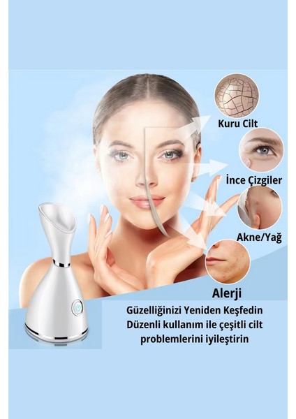 Nano Iyonik Yüz Nemlendirici ve Temizleme Cihazı- Derinlemesine Temizlik ve Gözenek Açıcı fiyatları