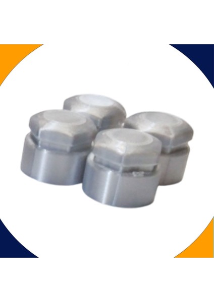 Seat Ibiza 2009-2020 Modelleri Parlak Gri Bijon Kapağı Set 20+4 (17MM Somun Tüm Araçlar)