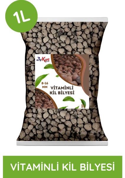 8-16MM Vitaminli Kil Bilyesi 1l Yüksek Su Tutma Drenaj ve Köklendirme Için Ideal