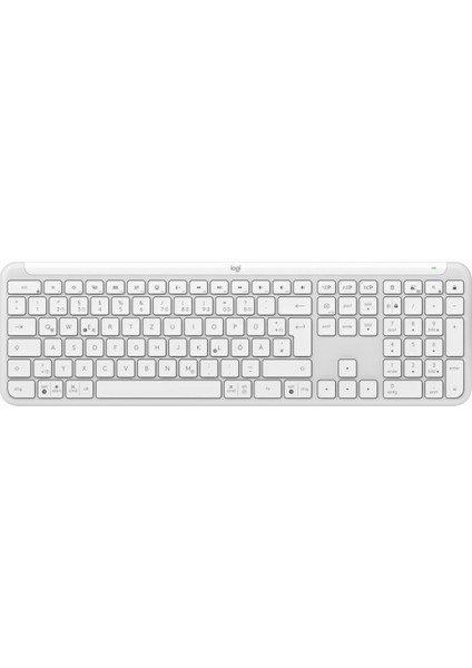 K950 Signature Slim Ingilizce Beyaz Klavye