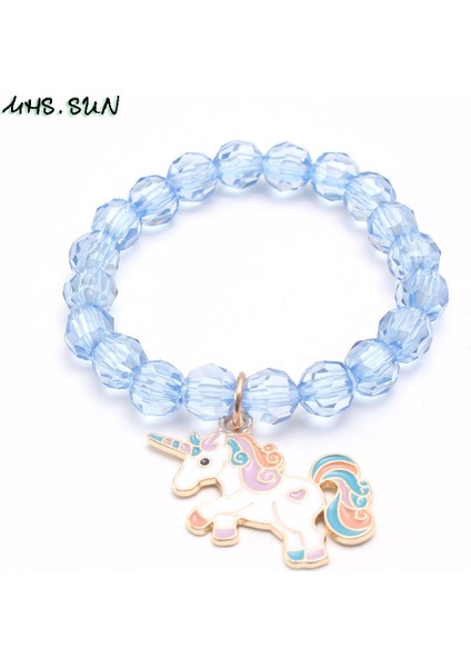 C-5 Adet Aynı Mhs.sun Moda Bebek Kız Boncuk Bilezik Diy Çocuklar Sevimli Takı Çizgi Film Tek Boynuzlu At Kolye Bilezik Şanslı Bilezikler Için Çocuklar 5pc (Yurt Dışından) fiyatları