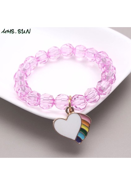 C-5 Adet Aynı Mhs.sun Moda Bebek Kız Boncuk Bilezik Diy Çocuklar Sevimli Takı Çizgi Film Tek Boynuzlu At Kolye Bilezik Şanslı Bilezikler Için Çocuklar 5pc (Yurt Dışından) fırsatları