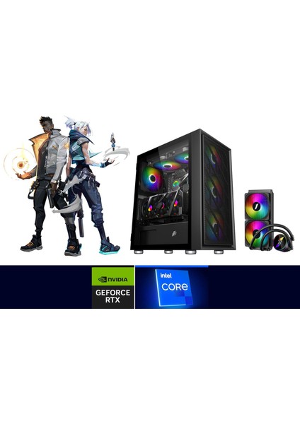 Intel Core I5 14400F 32 GB Ddr4 Ram 1 Tb SSD Sıvı Soğutma 12 GB Rtx 5070 Gaming Masaüstü Bilgisayar