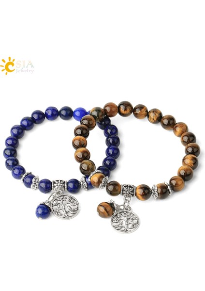 Gül Kuvartzı Csja Doğal Taş Ametist Strand Bilezikler Hematit Kristal Boncuklu Hayat Ağacı Koruma Bileklik Şifa Enerjisi Kadın G422 (Yurt Dışından) modelleri