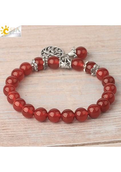 Gül Kuvartzı Csja Doğal Taş Ametist Strand Bilezikler Hematit Kristal Boncuklu Hayat Ağacı Koruma Bileklik Şifa Enerjisi Kadın G422 (Yurt Dışından) fırsatları