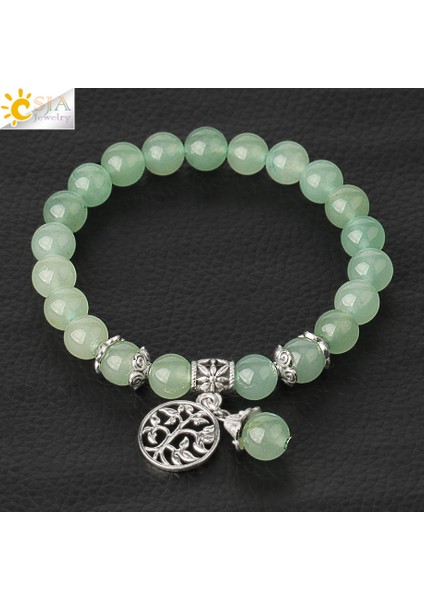 Gül Kuvartzı Csja Doğal Taş Ametist Strand Bilezikler Hematit Kristal Boncuklu Hayat Ağacı Koruma Bileklik Şifa Enerjisi Kadın G422 (Yurt Dışından) indirimleri