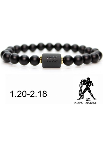 160-170MM Stili No.7 Boyutu Siyah Taş Boncuklu Yıldız Çift Bilezik Erkek Bilezikler Kadınlar Için Pulseras Moda Masculina Hombre Man Mens Takı (Yurt Dışından) fırsatları