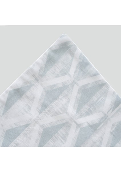 Tria Çift Kişilik Nevresim Takımı Pamuk 210 Tc 83 Tel Saten Digital Baskılı Mint 200 x 220 cm
