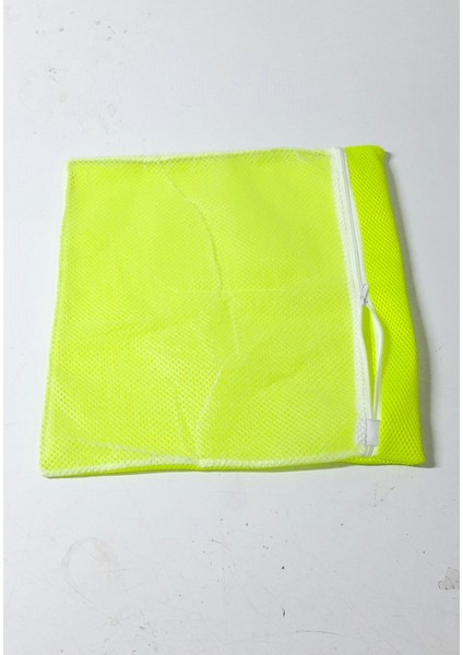 Sarı- Fermuarlı - Hassas Çamaşır Terlik Ayakkabı Yıkama Filesi Büyük Boy indirimleri