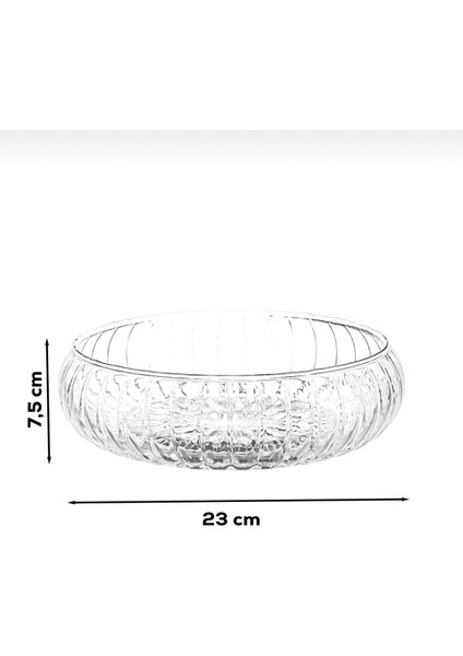 Kafes El Yapimi Büyük Boy Cam Salata Meyve Çerez Makarna Sunum Kasesi Seffaf 23 cm modelleri