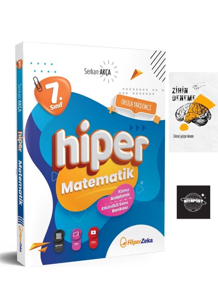 Hiperzeka 7.Sınıf Matematik Konu Anlatımlı Soru Bankası(Serkan Akça)Zihin Deneme+K.İst72