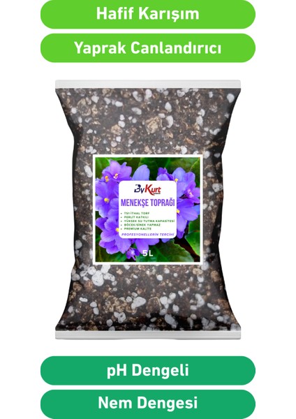 Menekşe Toprağı 5l Premium Kalite Böcek Sinek Yapmayan Özel Saksı Karışımı modelleri