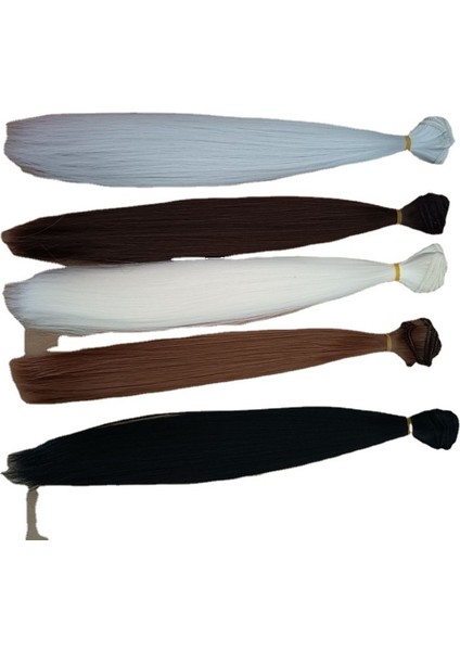Süt Ipek Saç Paketi Ekstra Yumuşak Ipek Peruk Malzemesi Bebek Peruk MATERIAL3IMITATION Yumuşak Ipek Saç Dört (Yurt Dışından) fiyatları