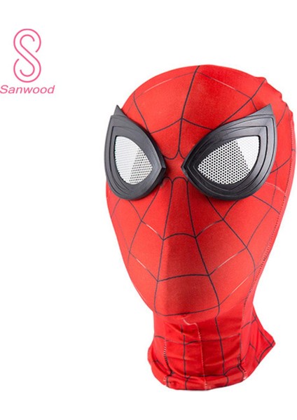 Çocuklar Yetişkinler Örümcek Adam Tam Kafa Maskesi Hood Kask Süper Kahraman Cosplay Başlık (Yurt Dışından)