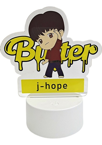 Livecity Bts Standı Aydınlık Tasarım Dekoratif Karikatür Işık Akrilik Şekil Standı Doğum Günü Hediyesi (Yurt Dışından) modelleri