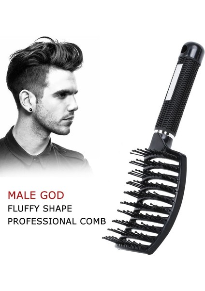 Sıcak Satış Saç Derisi Masaj Tarak Detangle Fırça Kıvırcık Saç Şekillendirici Tarak Fırça Havalandırma Saç Fırçası (Yurt Dışından) modelleri