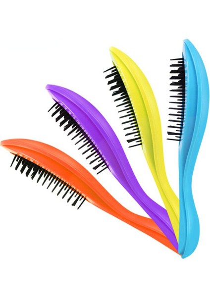 Mini Saç Tarak Dolaşık Açıcı Saç Fırçası Kadın Saç Bakımı Anti-Düğüm Şekillendirici Berber Hotcomb Modelleme Araçları (Yurt Dışından)