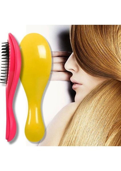 Mini Saç Tarak Dolaşık Açıcı Saç Fırçası Kadın Saç Bakımı Anti-Düğüm Şekillendirici Berber Hotcomb Modelleme Araçları (Yurt Dışından) fırsatları