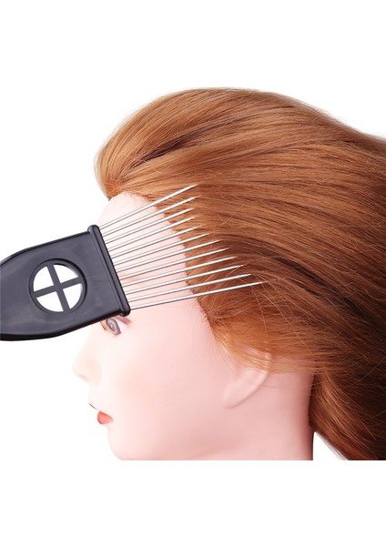 Profesyonel Salon Kullanımı Siyah Metal Afrika Seçim Tarak Tarak Eklemek Saç Alma Tarak Geniş Diş Çatal Saç Kıvırcık Fırça Tarak (Yurt Dışından) modelleri